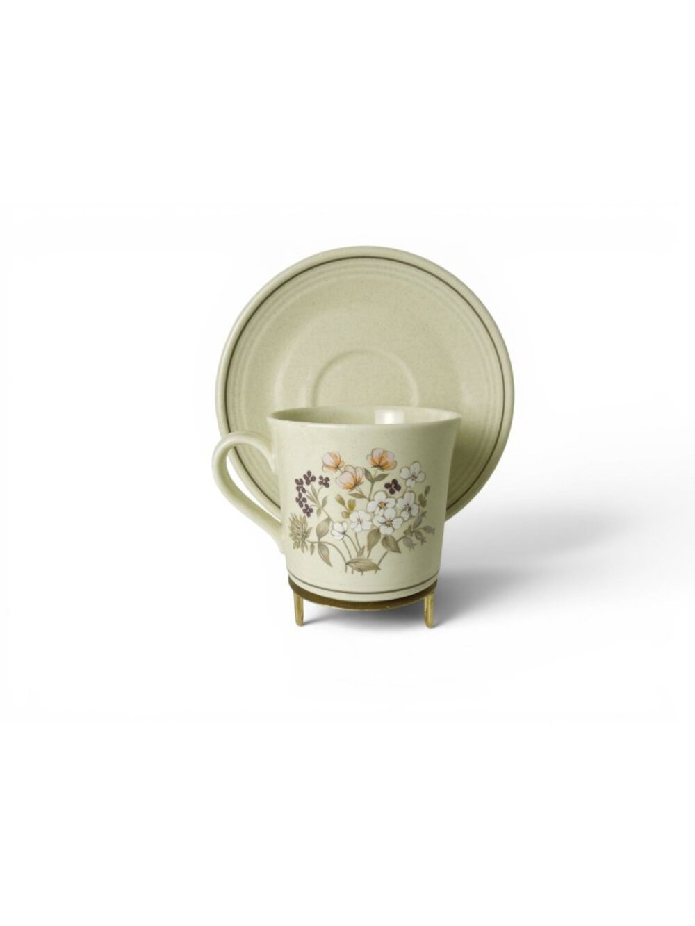 Vintage Royal Doulton Lambethware Bredon Hill Teacup Saucer England